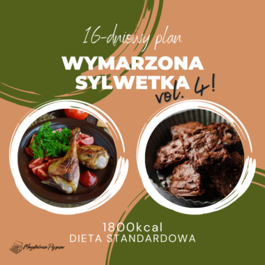 NOWOŚĆ! 16-dniowy plan STANDARDOWY 1500-1800kcal